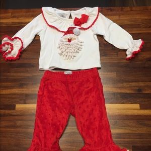 Baby Girl Santa Outfit